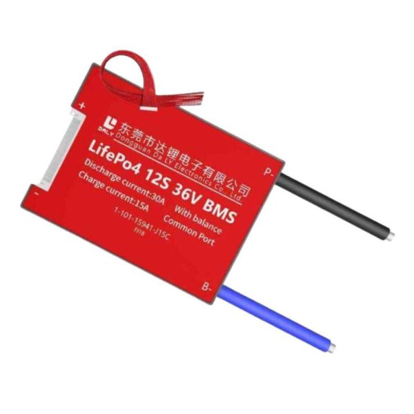 DALY BMS 12S 36V LiFePo4 30A Common Port Battery protection module