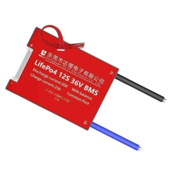 DALY BMS 12S 36V LiFePo4 50A Common Port Battery protection module