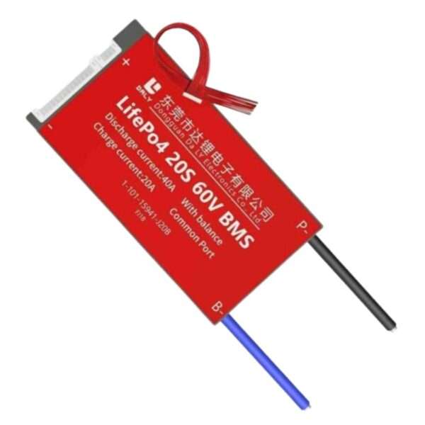 DALY BMS 20S 60V LiFePo4 40A Common Port Battery protection module.