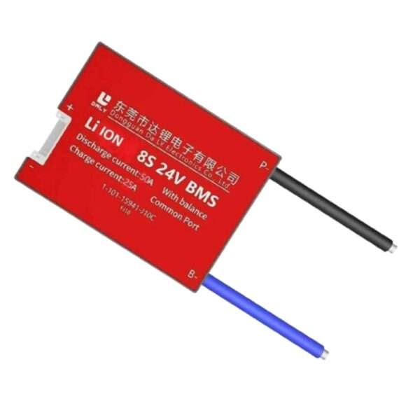 DALY BMS 8S 24V Lithium ion 50A Common Port Battery protection module.
