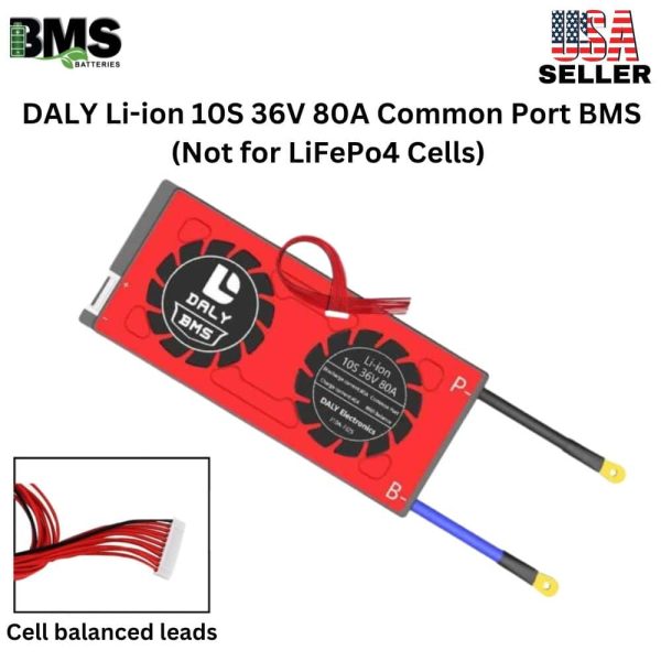 DALY 10S 36V Lithium ion 80A Common Port Battery protection module