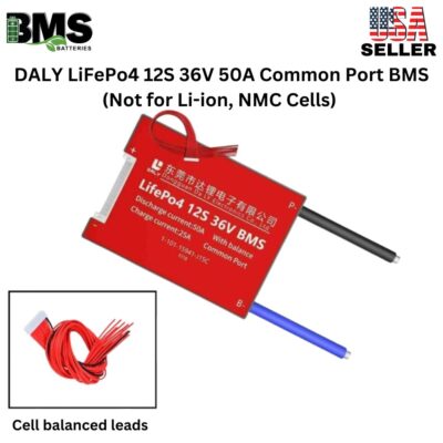 DALY BMS 12S 36V LiFePo4 50A Common Port Battery protection module