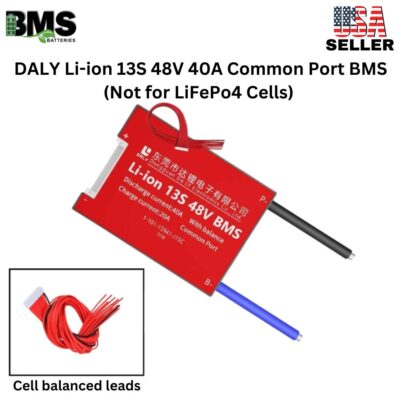 DALY BMS 13S 48V Lithium ion 40A Common Port Battery protection module