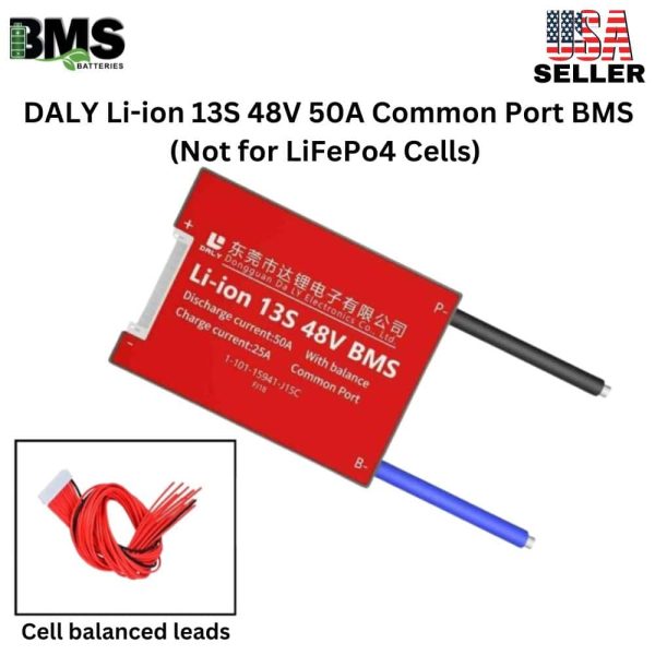 DALY BMS 13S 48V Lithium ion 50A Common Port Battery protection module