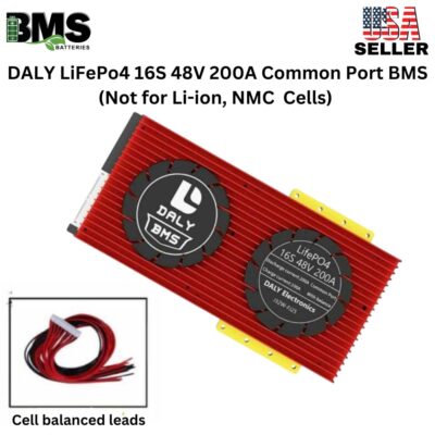DALY BMS 16S 48V LiFePo4 200A Common Port Battery protection module