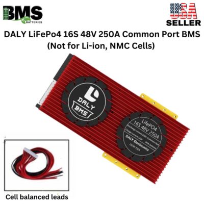 DALY BMS 16S 48V LiFePo4 250A Common Port Battery protection module