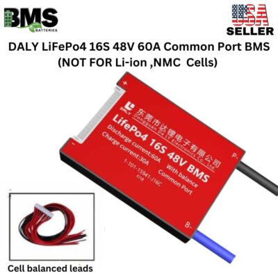 DALY BMS 16S 48V LiFePo4 60A Common Port Battery protection module