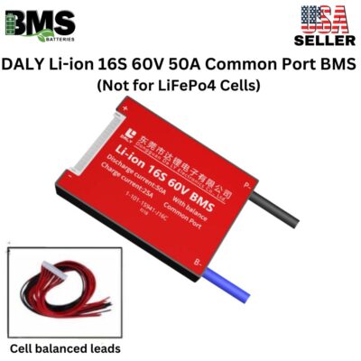 DALY BMS 16S 60V Lithium ion 50A Common Port Battery protection module