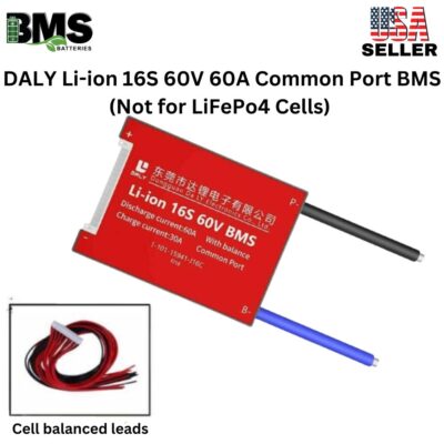 DALY BMS 16S 60V Lithium ion 60A Common Port Battery protection module