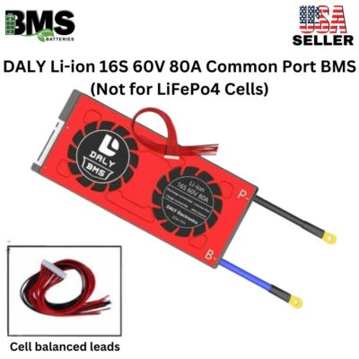 DALY BMS 16S 60V Lithium ion 80A Common Port Battery protection module