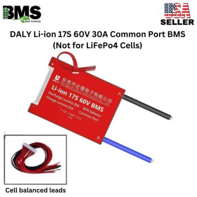 DALY BMS 17S 60V Lithium ion 30A Common Port Battery protection module