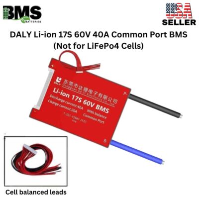 DALY BMS 17S 60V Lithium ion 40A Common Port Battery protection module