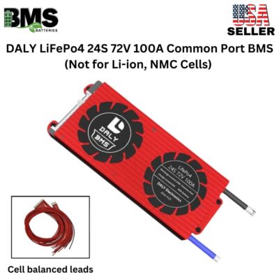 DALY BMS 24S 72V LiFePo4 100A Common Port Battery protection module