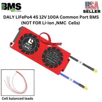 DALY BMS 4S 12V LiFePo4 100A Common Port Battery protection module
