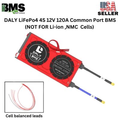 DALY BMS 4S 12V LiFePo4 120A Common Port Battery protection module