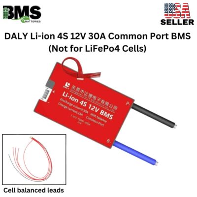 DALY BMS 4S 12V Lithium ion 30A Common Port Battery protection module.