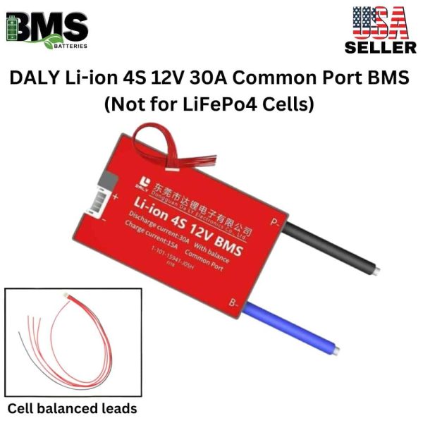 DALY BMS 4S 12V Lithium ion 30A Common Port Battery protection module.