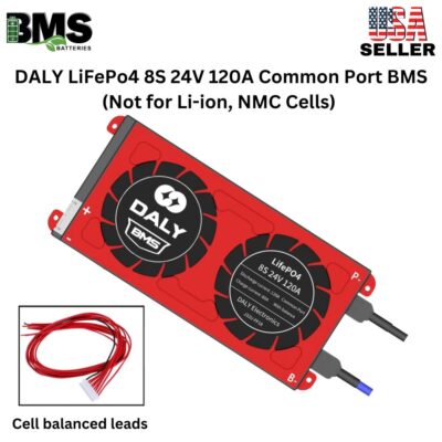 DALY BMS 8S 24V LiFePo4 120A Common Port Battery protection module
