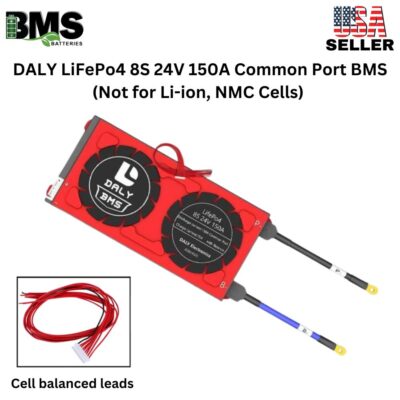 DALY BMS 8S 24V LiFePo4 150A Common Port Battery protection module