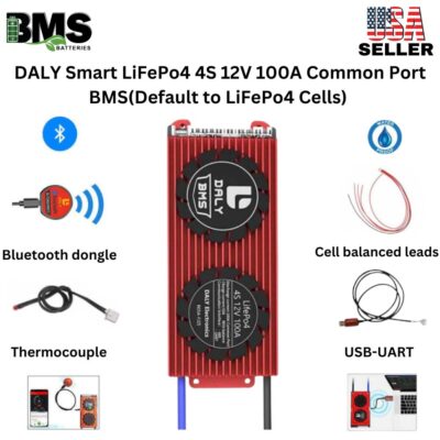 DALY Smart BMS 4S 12V 100A LiFePo4 Battery Protection Module