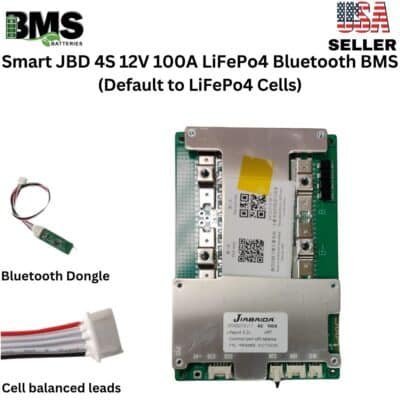 Smart Jiabaida (JBD) 4S 12V 100A LiFePo4Common Port Battery protection module