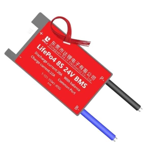 DALY BMS 8S 24V LiFePo4 20A Common Port Battery protection module