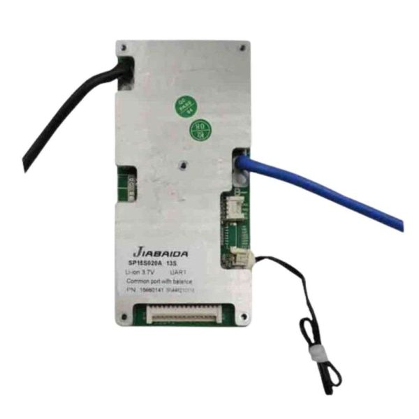 Smart Jiabaida (JBD) 13S 48V 60A Lithium ion Common Port Battery protection module.