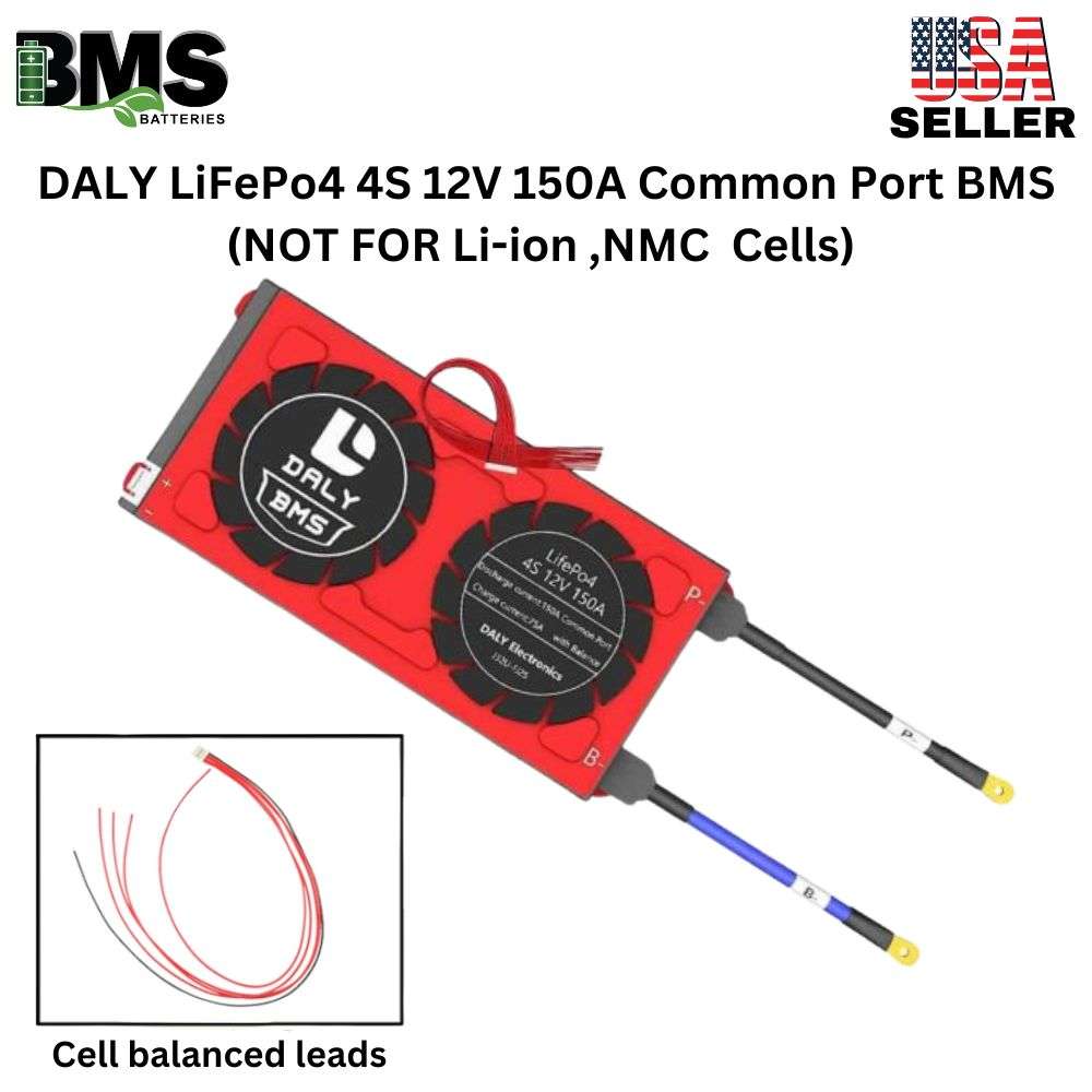 DALY LiFePo4 4S 12V 60A Waterproof Battery Management System - BMS