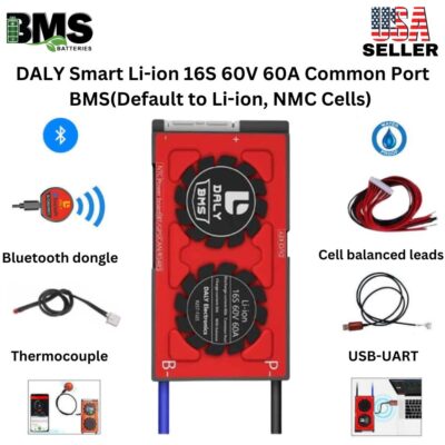 DALY Smart BMS 16S 60V 60A Lithium ion Battery Protection Module