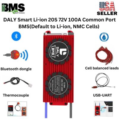 DALY Smart BMS 20S 72V 100A Lithium ion Battery Protection Module