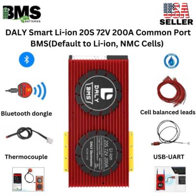 DALY Smart BMS 20S 72V 200A Lithium ion Battery Protection Module