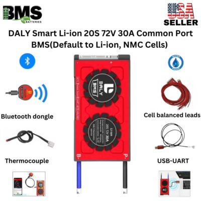 DALY Smart BMS 20S 72V 30A Lithium ion Battery Protection Module