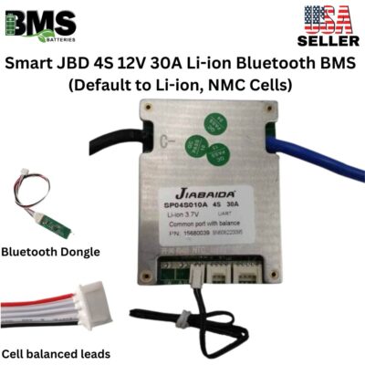 Smart Jiabaida (JBD) 4S 12V 30A Lithium ion Common Port Battery protection module.