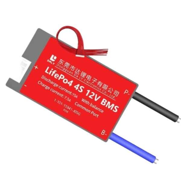DALY BMS 4S 12V LiFePo4 15A Common Port Battery protection module