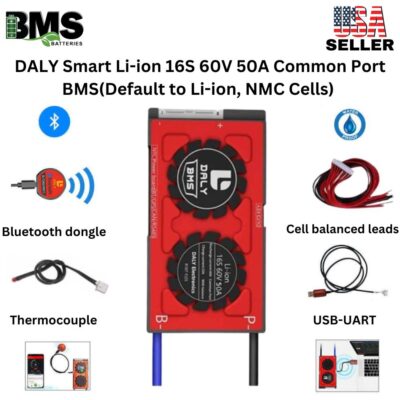 DALY Smart BMS 16S 60V 50A Lithium ion Battery Protection Module