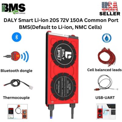 DALY Smart BMS 20S 72V 150A Lithium ion Battery Protection Module