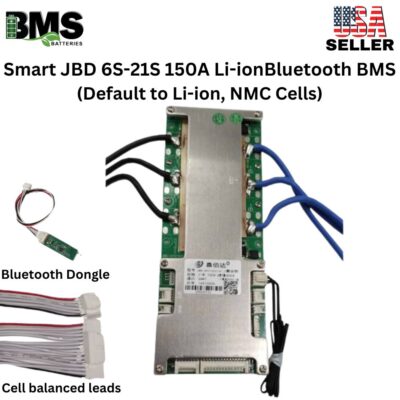 Jiabaida (JBD) Smart BMS 6S-21S 150A Li-ion Battery Protection Module with Bluetooth Dongle BMS