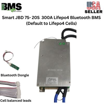 Jiabaida (JBD) Smart BMS Lifepo4 300A 7s-20s Battery Protection Module with Bluetooth Dongle BMS