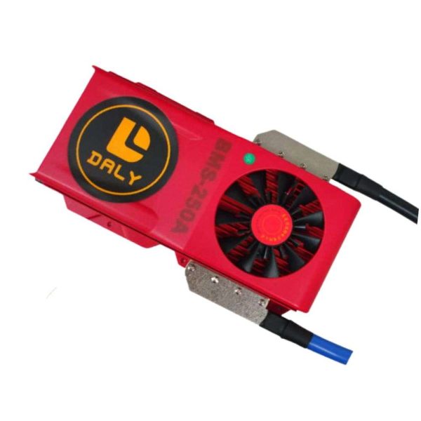 DALY BMS 4S 12V LiFePo4 250A Common Port Battery protection module with cooling fan