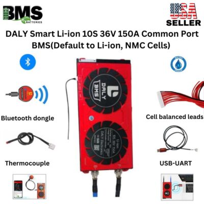DALY Smart BMS 10S 36V 150A Lithium ion Battery Protection Module.