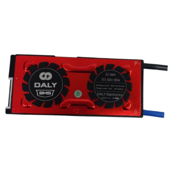 DALY BMS 15S 60V Lithium ion 80A Common Port Battery protection module.