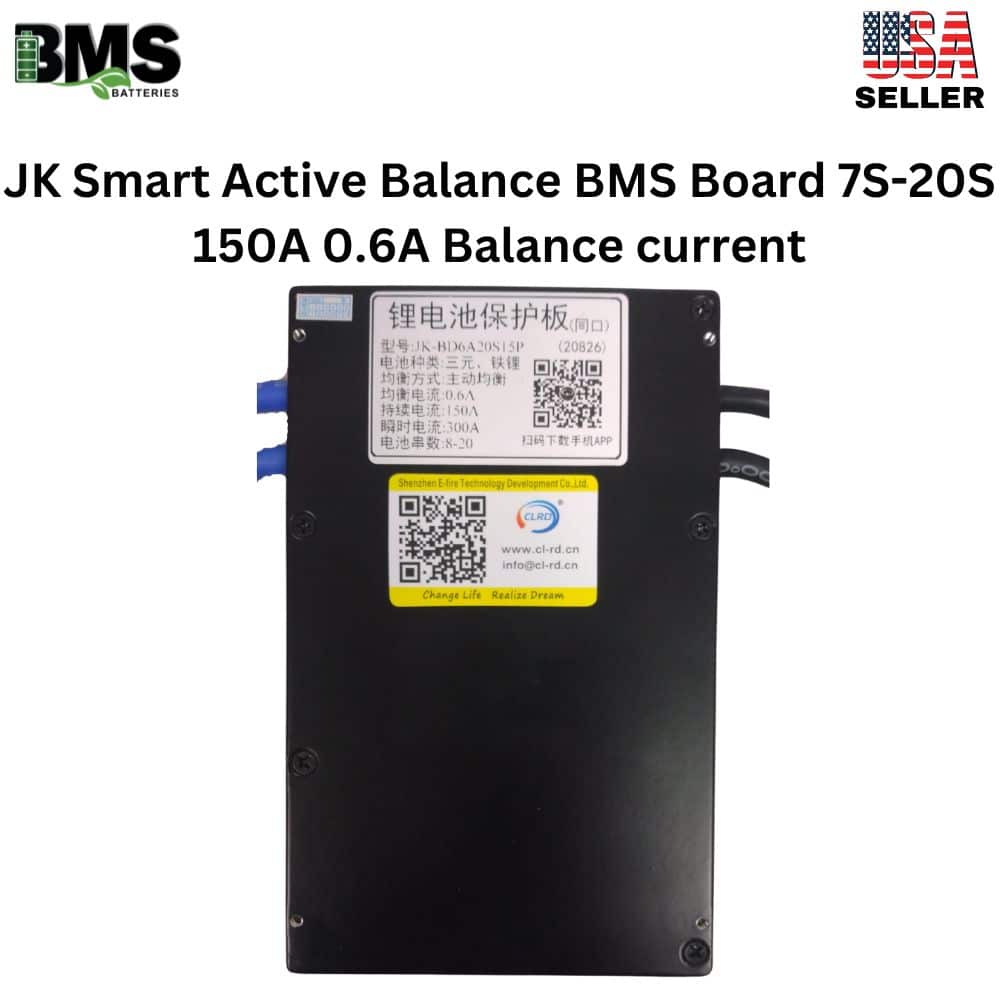 JK Smart Active Balance BMS Board 7S-20S 150A 0.6A Balance current