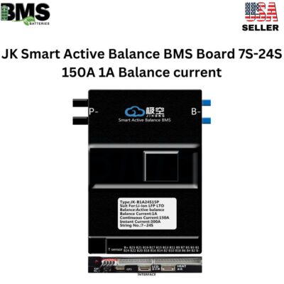 JK Smart Active Balance BMS Board 7S-24S 150A 1A Balance current