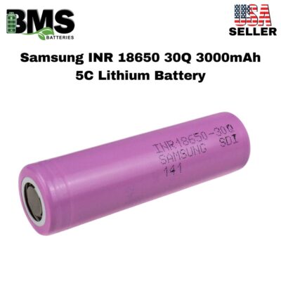Samsung INR 18650 30Q 3000mAh 5C Lithium Battery