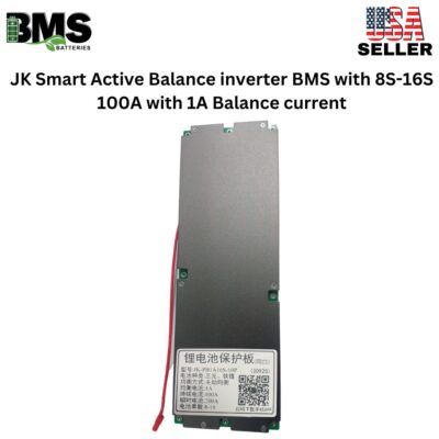 JK Smart Active Balance inverter BMS with 8S-16S 100A with 1A Balance current