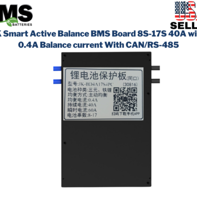 JK Smart Active Balance BMS Board 8S-17S 40A with 0.4A Balance current With CAN/RS-485