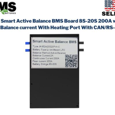 JK Smart Active Balance BMS Board 8S-20S 200A With 2A Balance current With Heating Port With CAN/RS-485