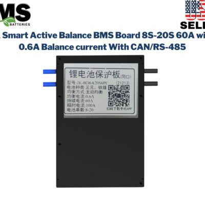 JK Smart Active Balance BMS Board 8S-20S 60A with 0.6A Balance current With CAN/RS-485