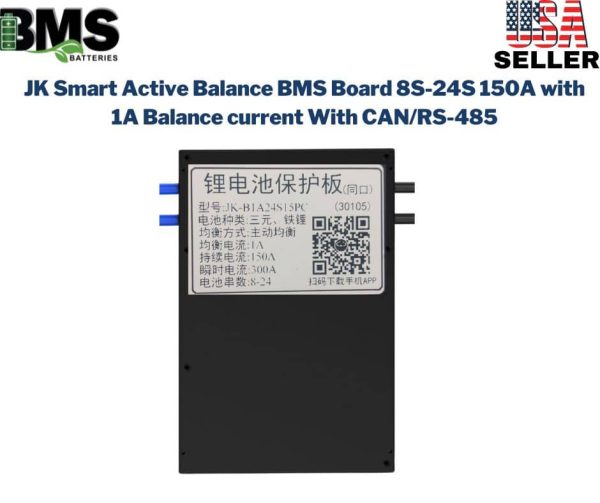 JK Smart Active Balance BMS Board 8S-24S 150A With 1A Balance current With CAN/RS-485