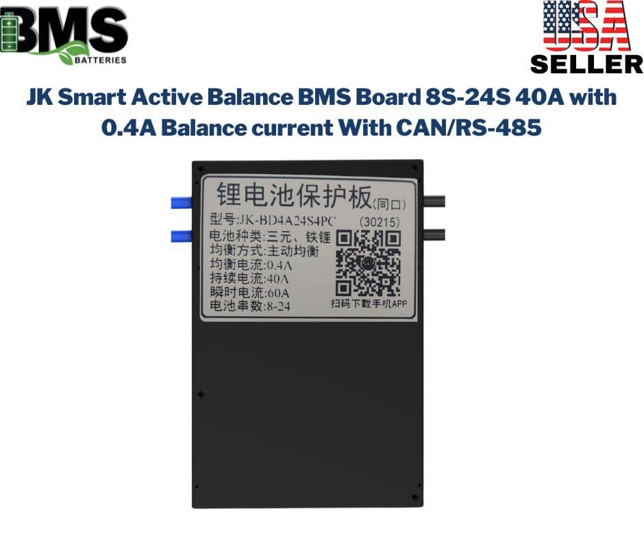 JK Smart Active Balance BMS Board 8S-24S 40A with 0.4A Balance current With CAN/RS-485